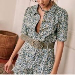 Sezane Elisa Short Jumpsuit